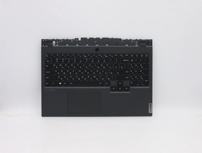 Lenovo Legion 5 15ARH05 Palmrest Cover Touchpad Keyboard Russian Grey 5CB0Z27687