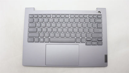 Lenovo ThinkBook 14 G6 IRL Palmrest Cover Touchpad Keyboard US Grey Backlit 5CB1M48464