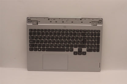 Lenovo 5 15IAH7 Palmrest Cover Touchpad Keyboard Slovenian Cloud Grey 5CB1H22876