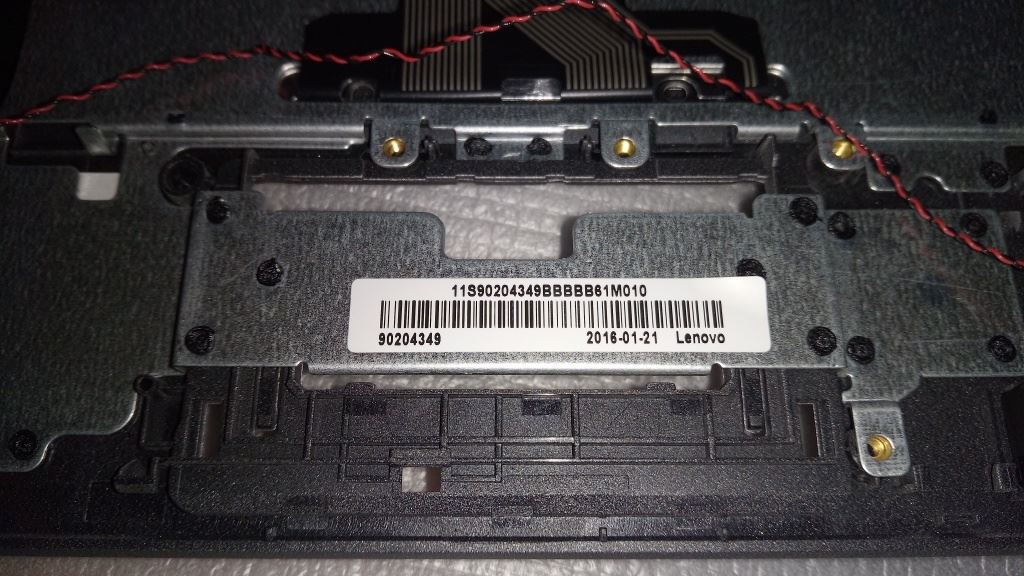 Lenovo A10 Upper Case Sliver W/KB- Turkish Keyboard 90204349