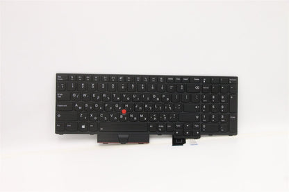 Lenovo ThinkPad T15g Gen 2 P15 Gen 2 s Keyboard Hebrew Black Backlit 5N21B44378