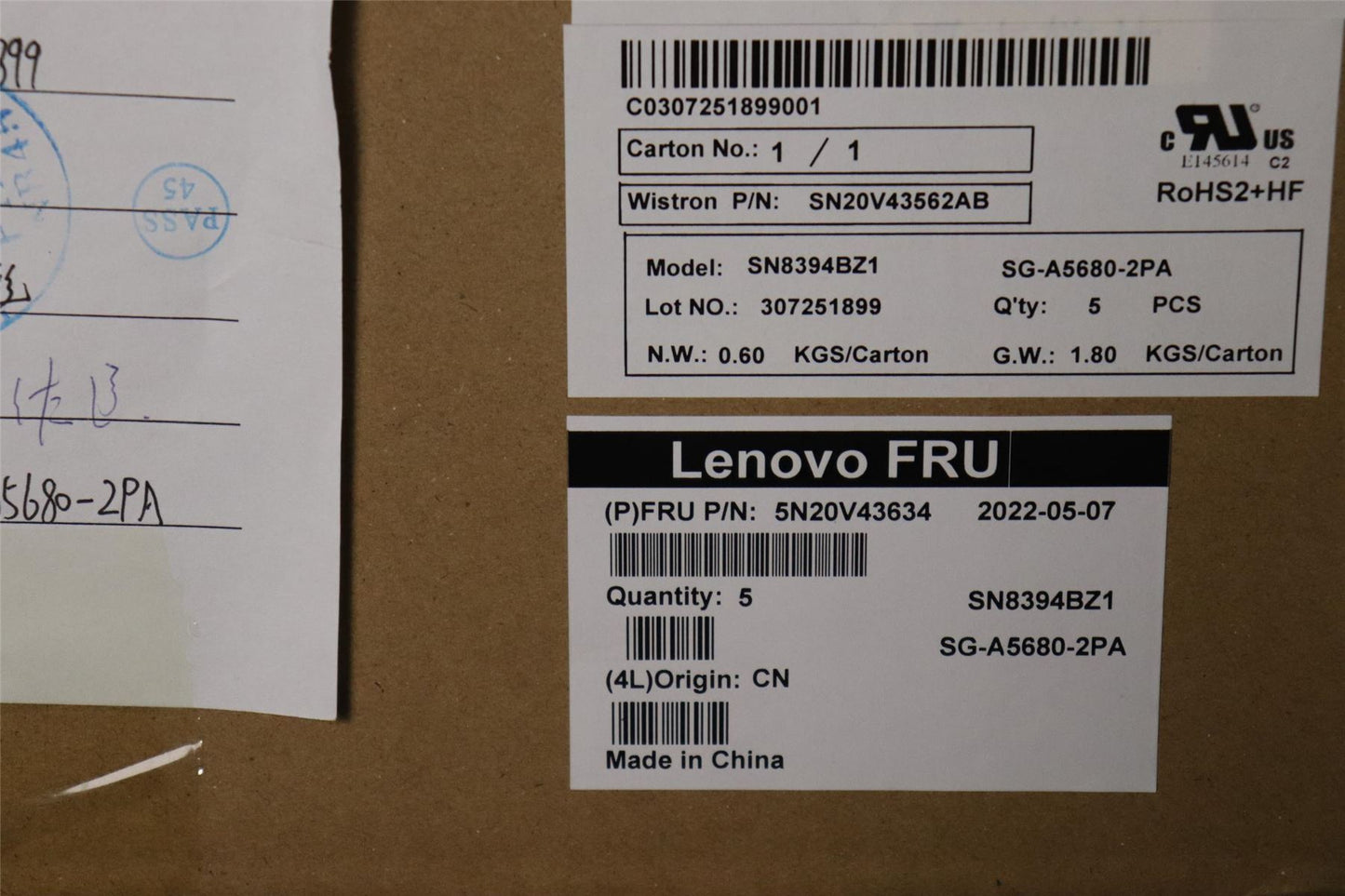 Lenovo ThinkPad L13 Gen 2 s Keyboard Portuguese Silver Backlit 5N20V43490