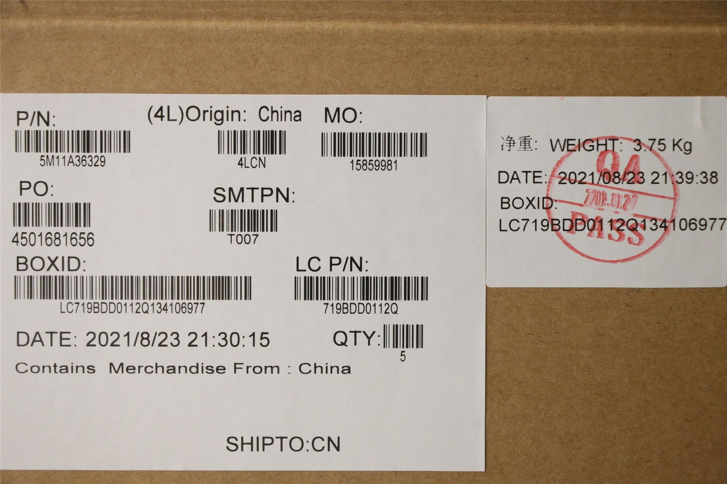 Lenovo ThinkPad E15 2 Tastatur-Handballenauflage, obere Abdeckung, UK, Schwarz, 5M11A36329