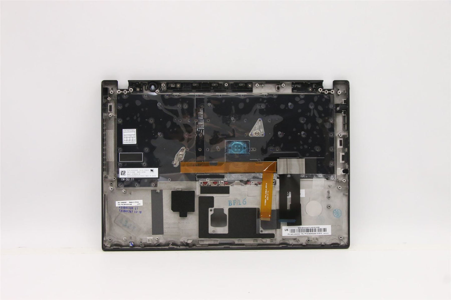 Lenovo ThinkPad T14s Palmrest Cover Keyboard Ukrainian Black Backlit 5M10Z41346