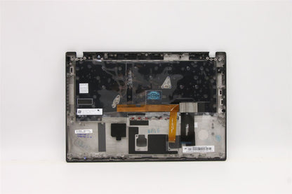 Lenovo ThinkPad T14s Palmrest Cover Keyboard Ukrainian Black Backlit 5M10Z41346