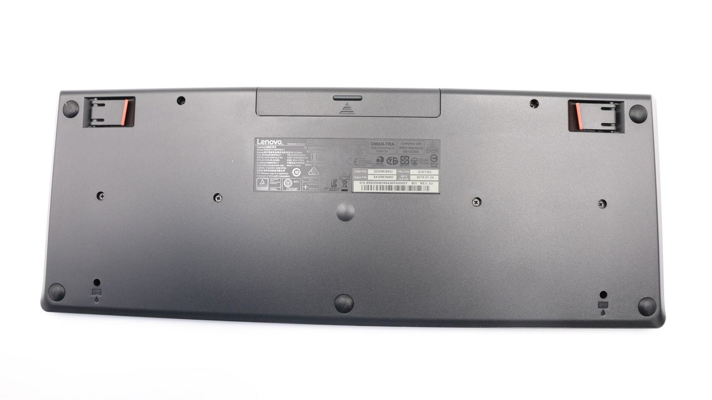 Lenovo ThinkPad T490 Wireless Keyboard Thailand Black 03X7362