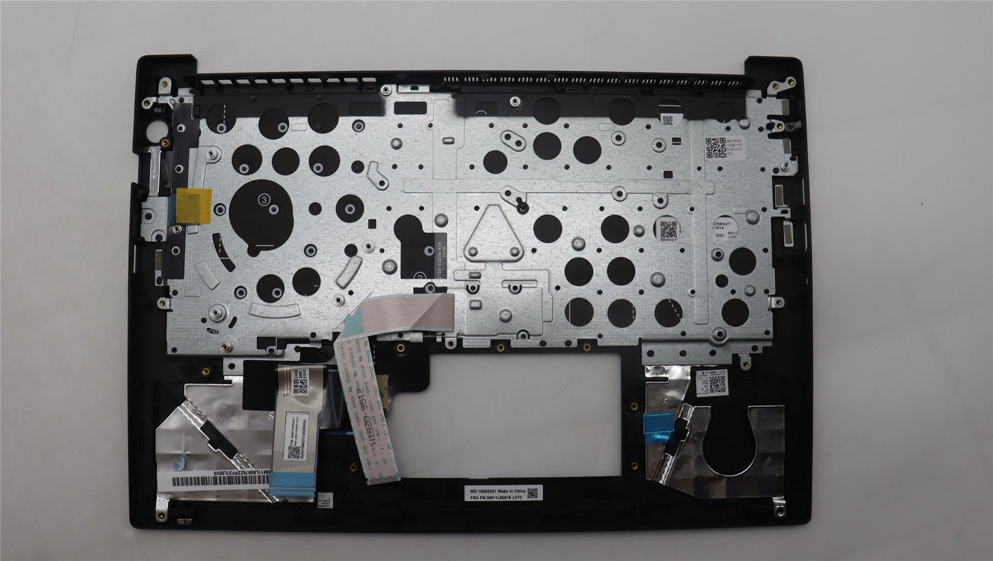 Lenovo ThinkPad E14 Gen 5 Palmrest Cover Keyboard Nordic Black 5M11L60880