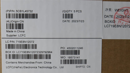 Lenovo Upper Case ASM_NORDIC L82X7 AG BL 5CB1L45732