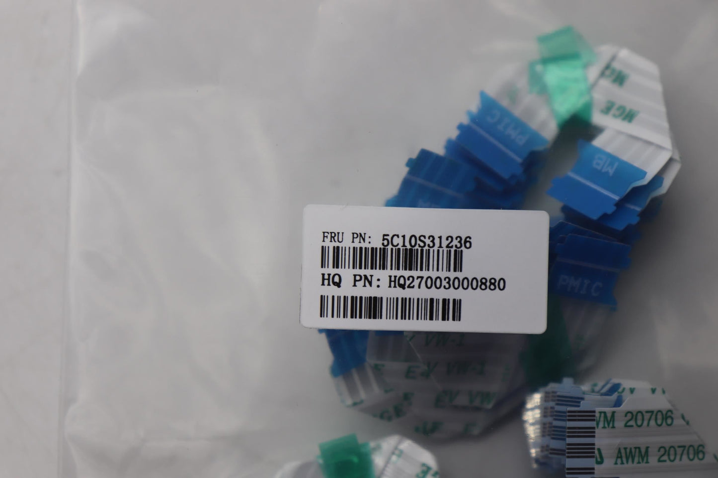 Lenovo PMIC_TO_MB H 83J0 Microphone FFC Cable 5C10S31236