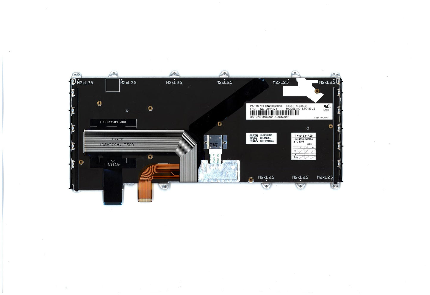 Lenovo STO-KBD,US,CHY,BL 00PA124