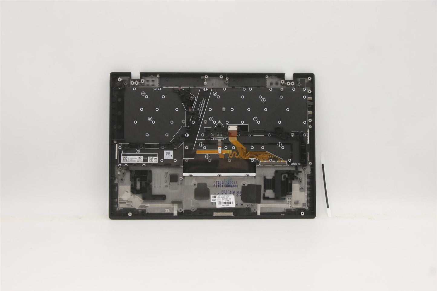 Lenovo ThinkPad X1 Gen 1 Keyboard Palmrest Top Cover Italian Black 5M11B38400