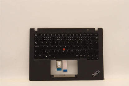 Lenovo ThinkPad T14s Gen 3 Keyboard Palmrest Top Cover Black Backlit 5M11H25848