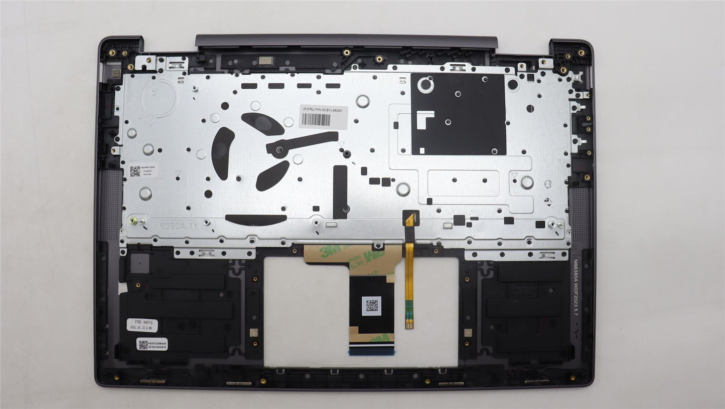 Lenovo Yoga 7 14ARP8 Keyboard Palmrest Top Cover Portuguese 5CB1L48260