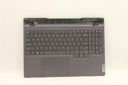 Lenovo Legion 5 15IAH7H Palmrest Cover Touchpad Keyboard US Grey 5CB1F39070
