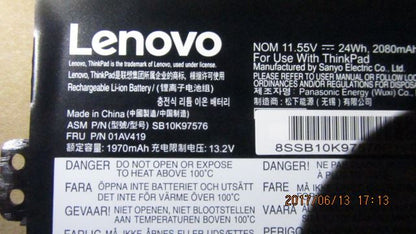 Lenovo ThinkPad T470 Battery 01AV489