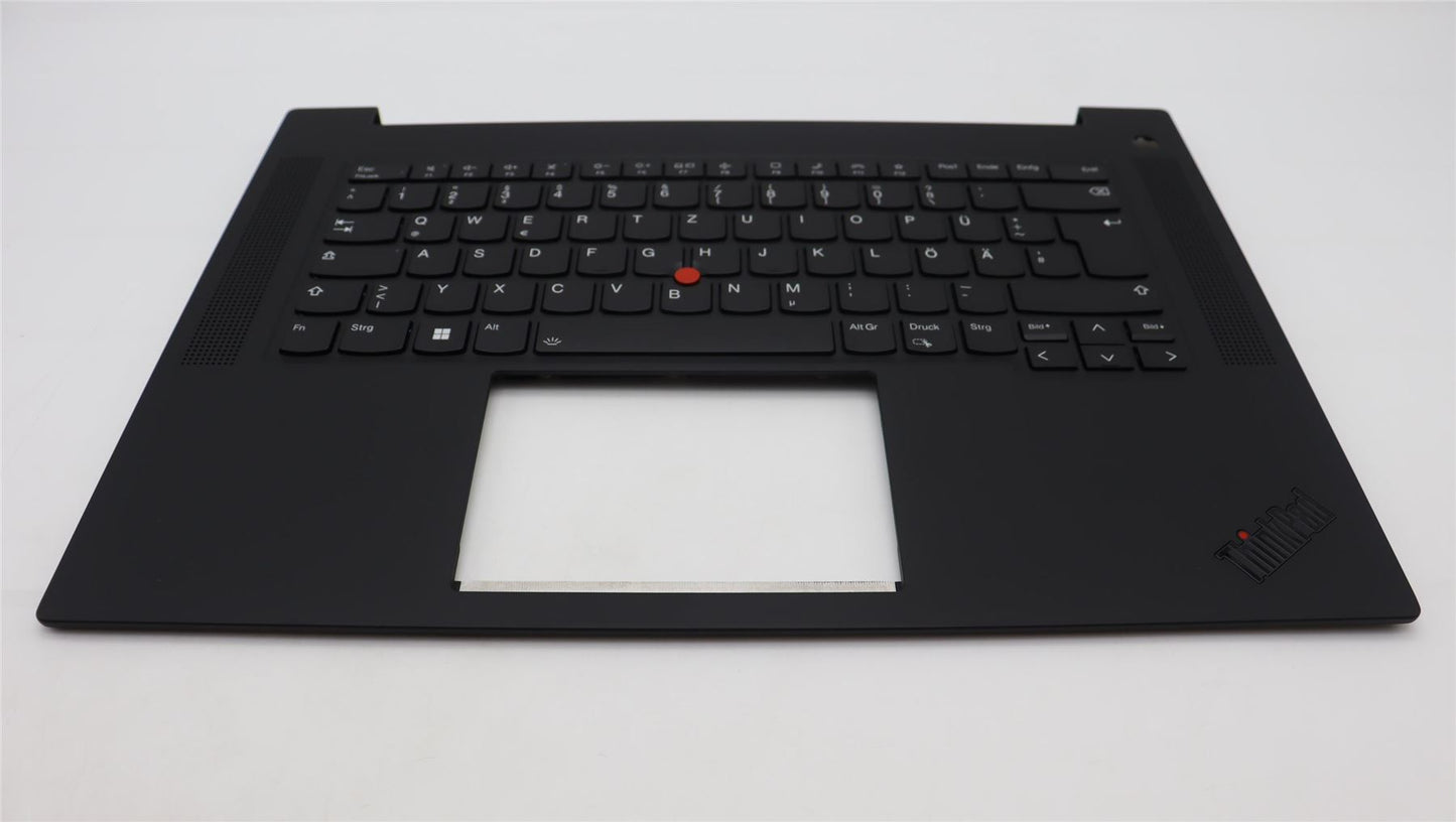 Lenovo ThinkPad P1 Gen 6 Palmrest Cover Keyboard German Black 5M11L88783