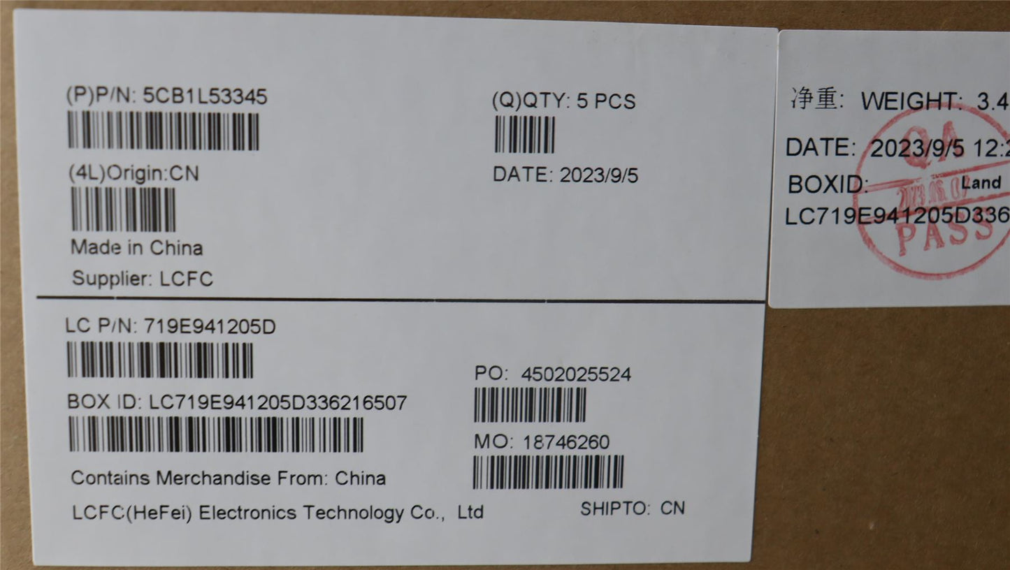 Lenovo IdeaPad 3 16IRU8 Palmrest Cover Touchpad Keyboard UK Backlit 5CB1L53345