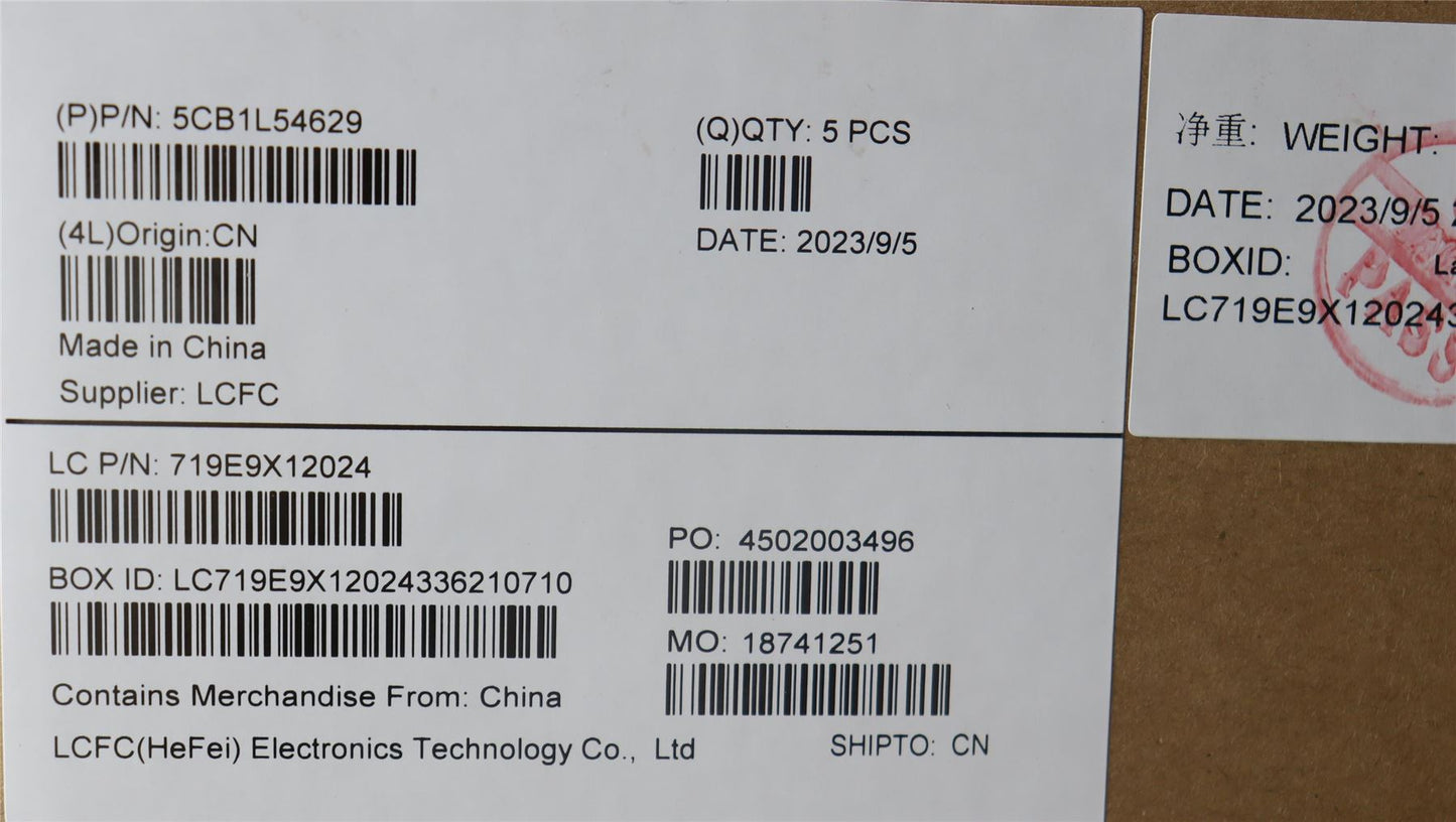 Lenovo Legion 5 16ARX8 Palmrest Cover Touchpad Keyboard Hebrew 5CB1L54629