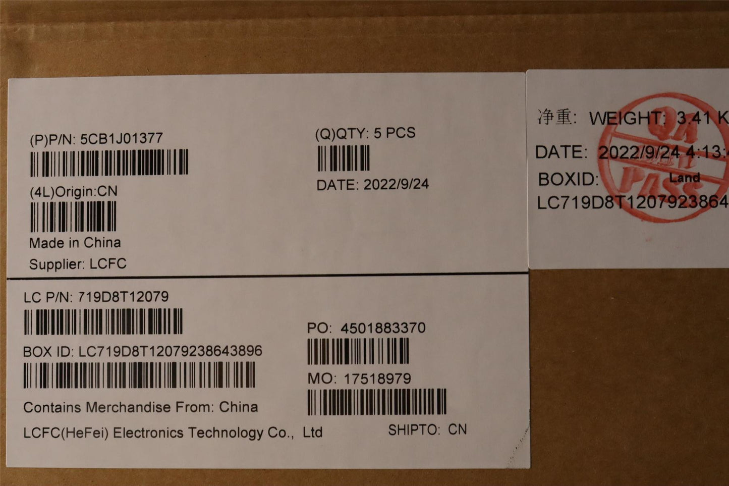 Lenovo Upper Case ASM_ITAL82SFNF_CG_NB_PC 5CB1J01377