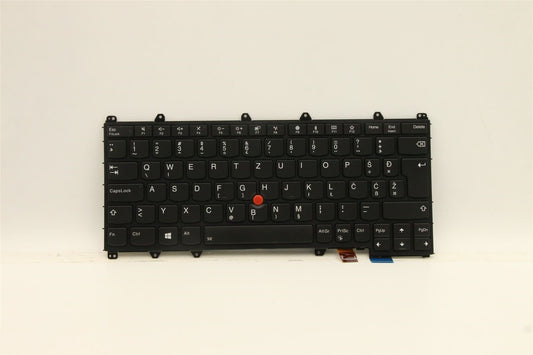 Lenovo Yoga 370 Keyboard Slovenian Black Backlit 01EN411