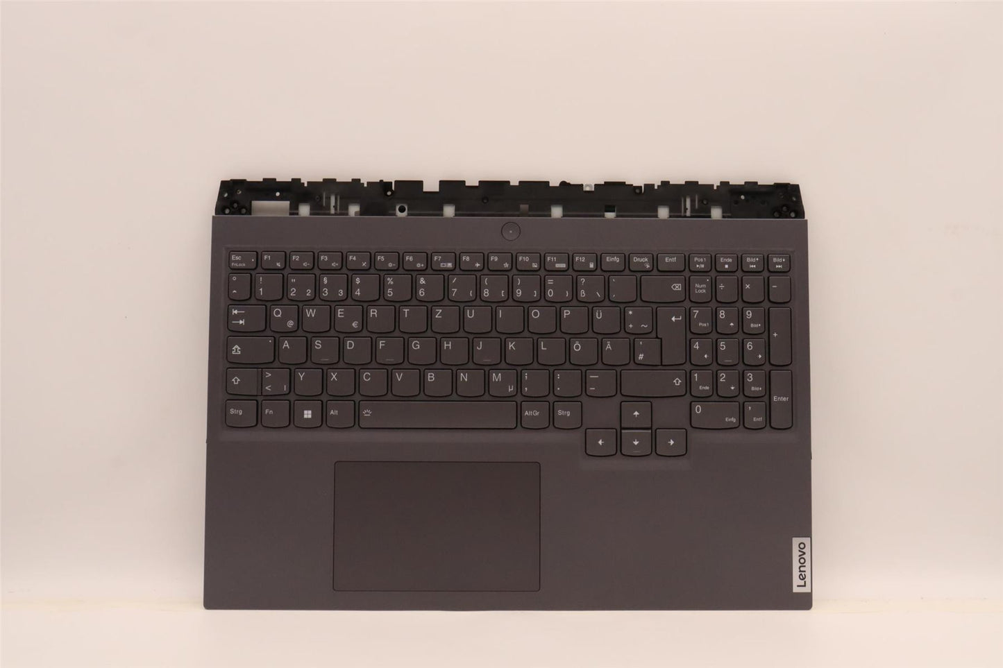 Lenovo 5 16ARH7H Palmrest Cover Touchpad Keyboard German Slate Grey 5CB1H70908