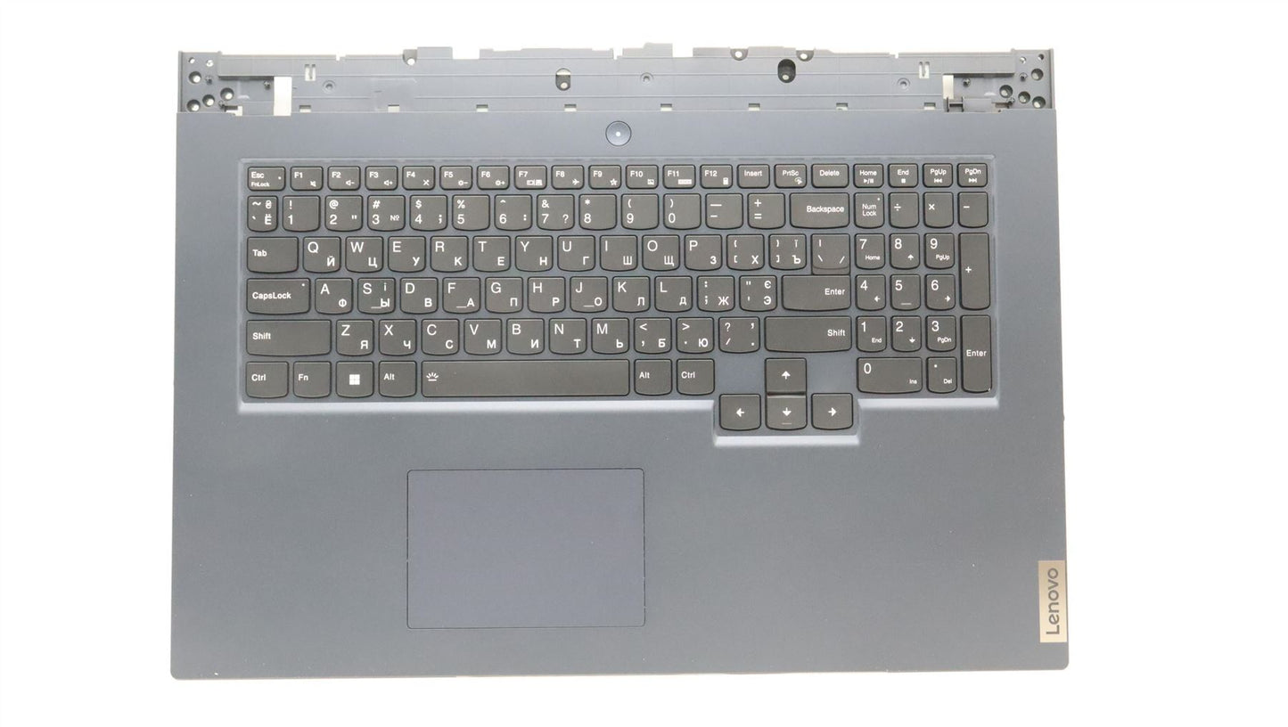Lenovo 5 17ACH6 Palmrest Cover Touchpad Keyboard Ukrainian Abyss Blue 5CB1D01936