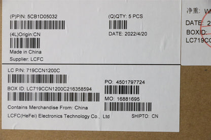Lenovo 5 15ITH6H Palmrest Cover Touchpad Keyboard French Arabic 5CB1D05032