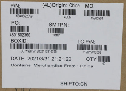 Lenovo 5B40S22059 BRACKET Bracket  L 82JQ SSD Plate R