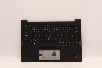 Lenovo Carbon X1 10th Keyboard Palmrest Top Cover German Black 5M11H44209