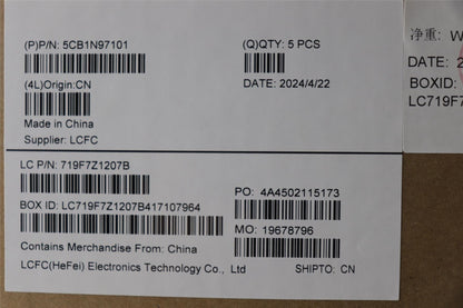 Lenovo Upper Case ASM_FRA L 83E7NFP AG BL 5CB1N97101