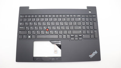 Lenovo ThinkPad E16 Gen 1 Keyboard Palmrest Top Cover Hebrew Black 5M11H94778