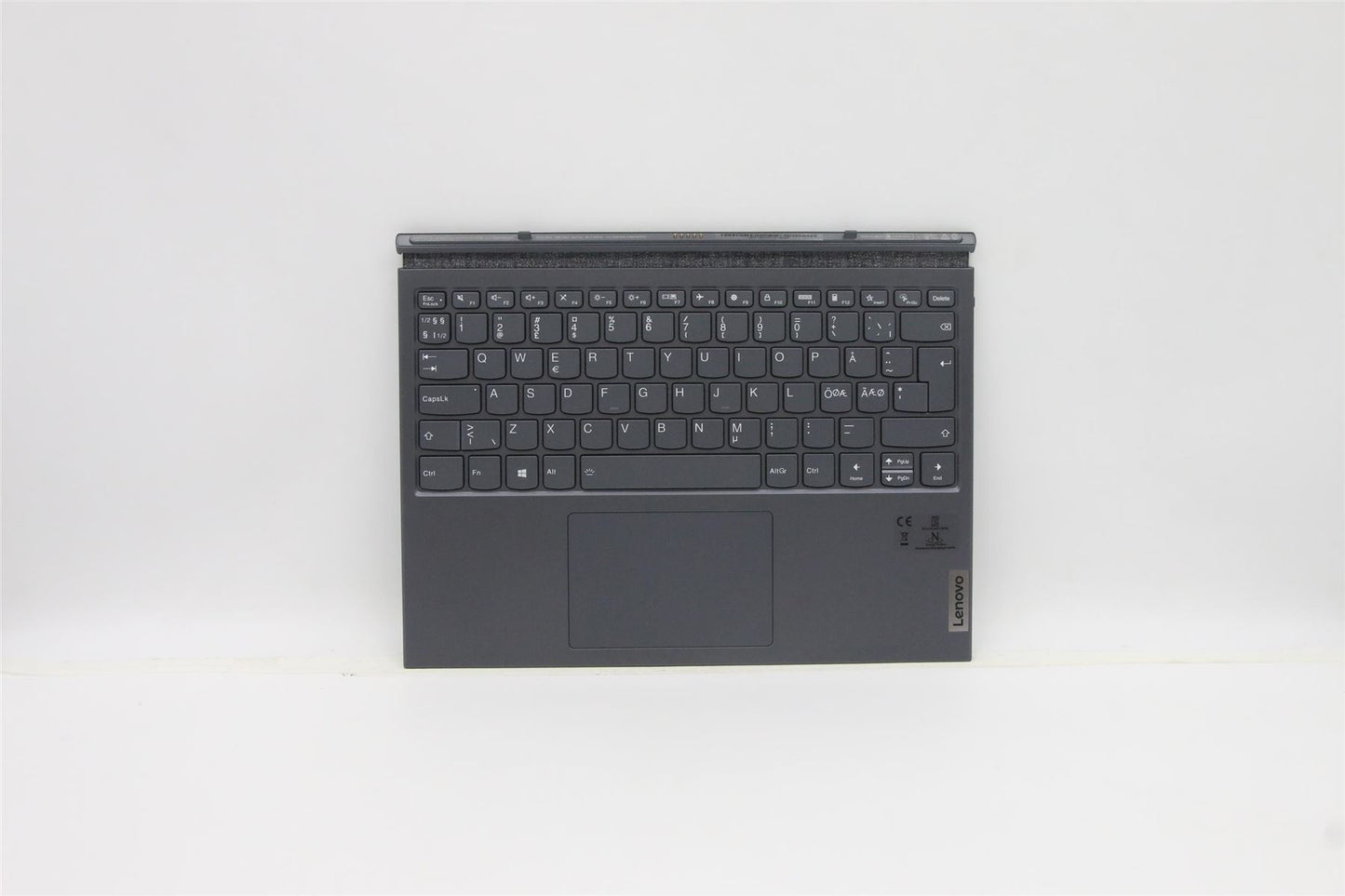 Lenovo Yoga Duet 7-13ITL6 Dock Keyboard Palmrest Touchpad Nordic Grey 5D20Z51408