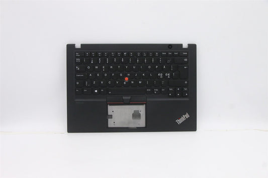 Lenovo ThinkPad T14s Keyboard Palmrest Top Cover Nordic Black Backlit 5M10Z54204
