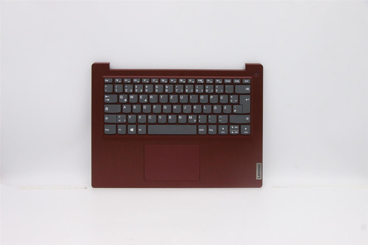 Lenovo IdeaPad 3-14ADA05 Palmrest Cover Touchpad Keyboard German Red 5CB0X56717