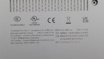 Lenovo FRU KP4D5_D_COVER_UMA_WL_ASSY_BK 5CB1L57915