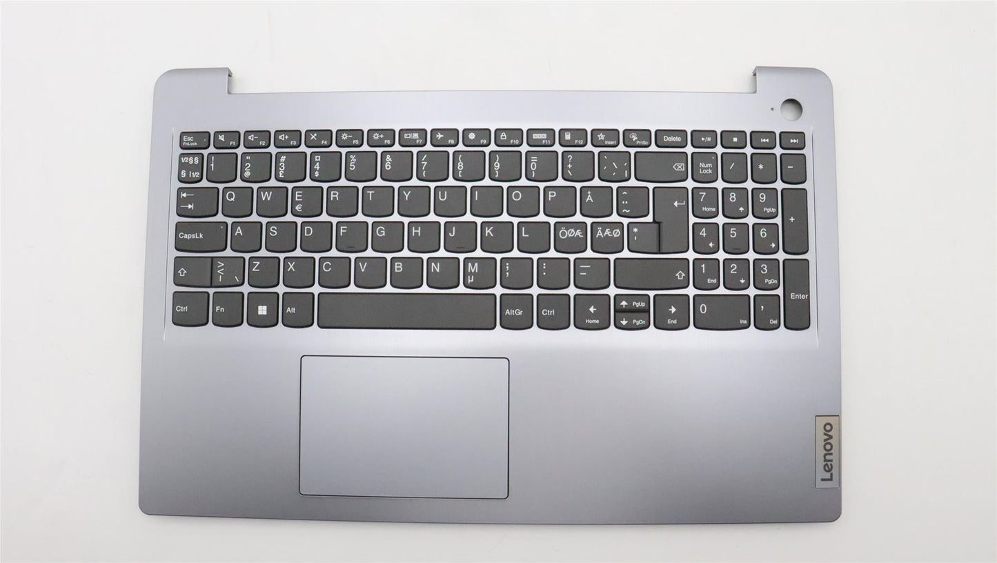 Lenovo IdeaPad 3 15IAU7 Palmrest Cover Touchpad Keyboard Nordic 5CB1H78124