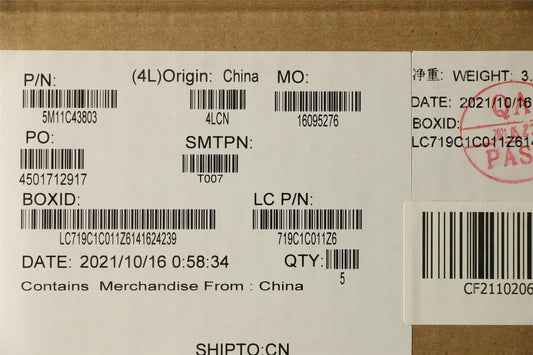 Lenovo MECH_ASM KBCSWE/FIN BKLT(PMX)PT FP UK BK 5M11C43803