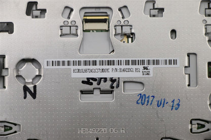 Lenovo ThinkPad E570 Touchpad Trackpad Board Mylar Silver 01HY694