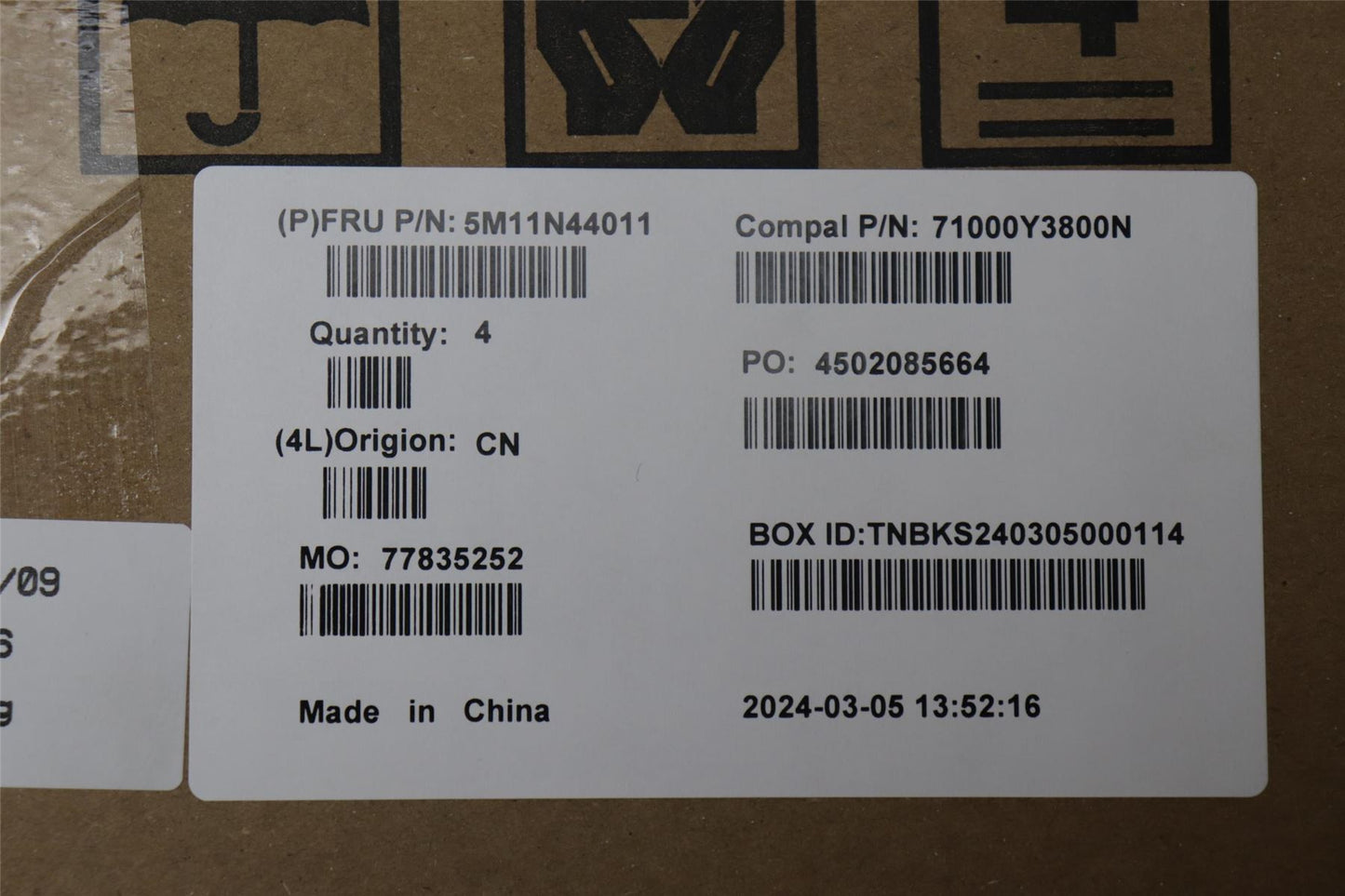 Lenovo MECH_ASM JOY70_MIDDLE_FRAME_NT_TC_Luna65 5M11N44011