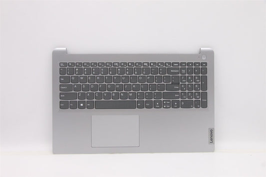 Lenovo IdeaPad 1-15ADA7 Palmrest Cover Touchpad Keyboard US Silver 5CB1F36624