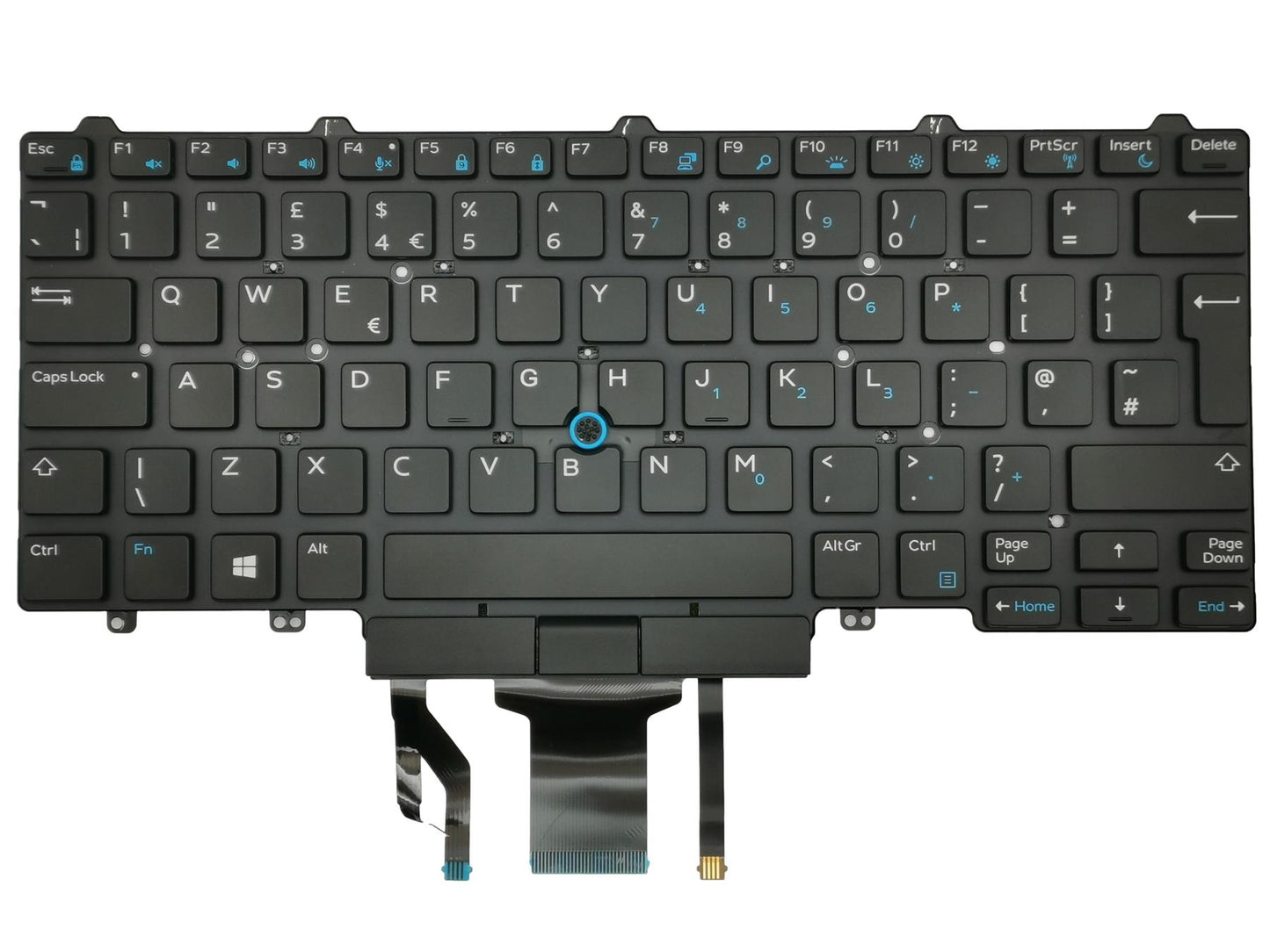 Dell Keyboard Palmrest Backlit English 0K9V28 K9V28