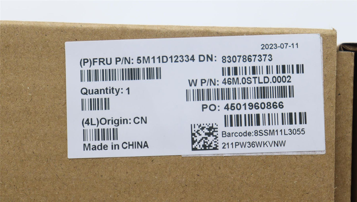 Lenovo MECH_ASM 13.02160x1350AGIRHybMICBK,CSOT 5M11D12334