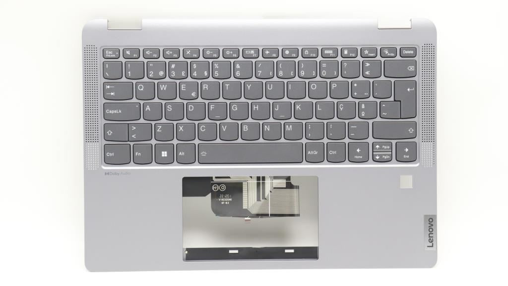 Lenovo IdeaPad 5 14ABR8 Palmrest Cover Touchpad Keyboard Portuguese 5CB1K20791