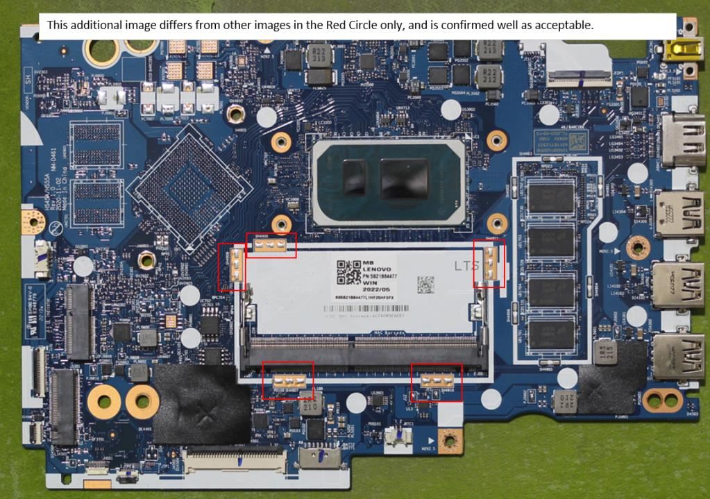 Lenovo IdeaPad 3 14ITL05 Motherboard Mainboard UMA INTELI71165G7 4G 5B21B84477