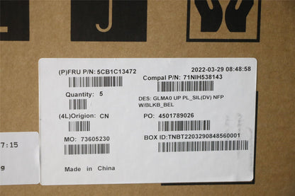 Lenovo Upper C82LM PL_SILD NFP BLKB_BEL 5CB1C13472