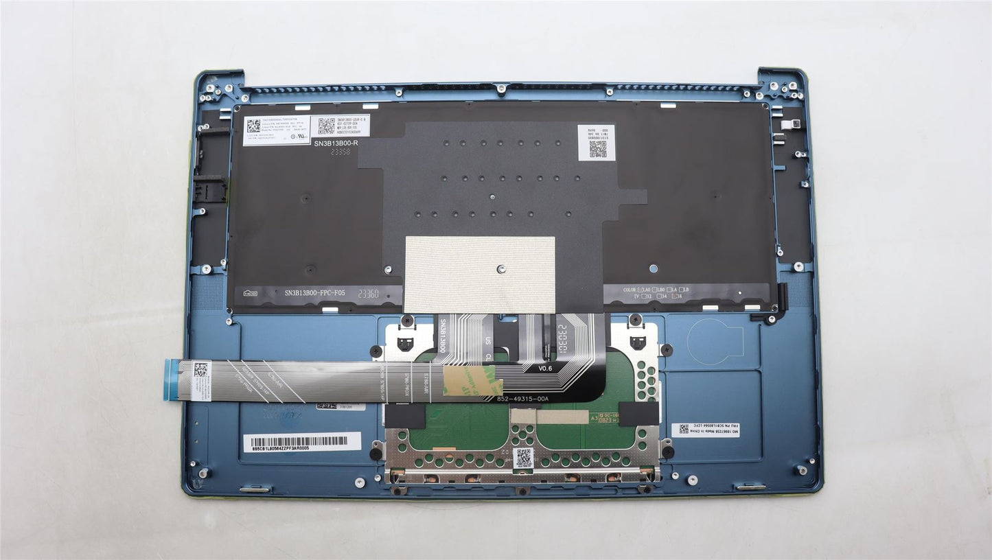 Lenovo Yoga 7 14APU8 Palmrest Cover Touchpad Keyboard US Euro 5CB1L80564