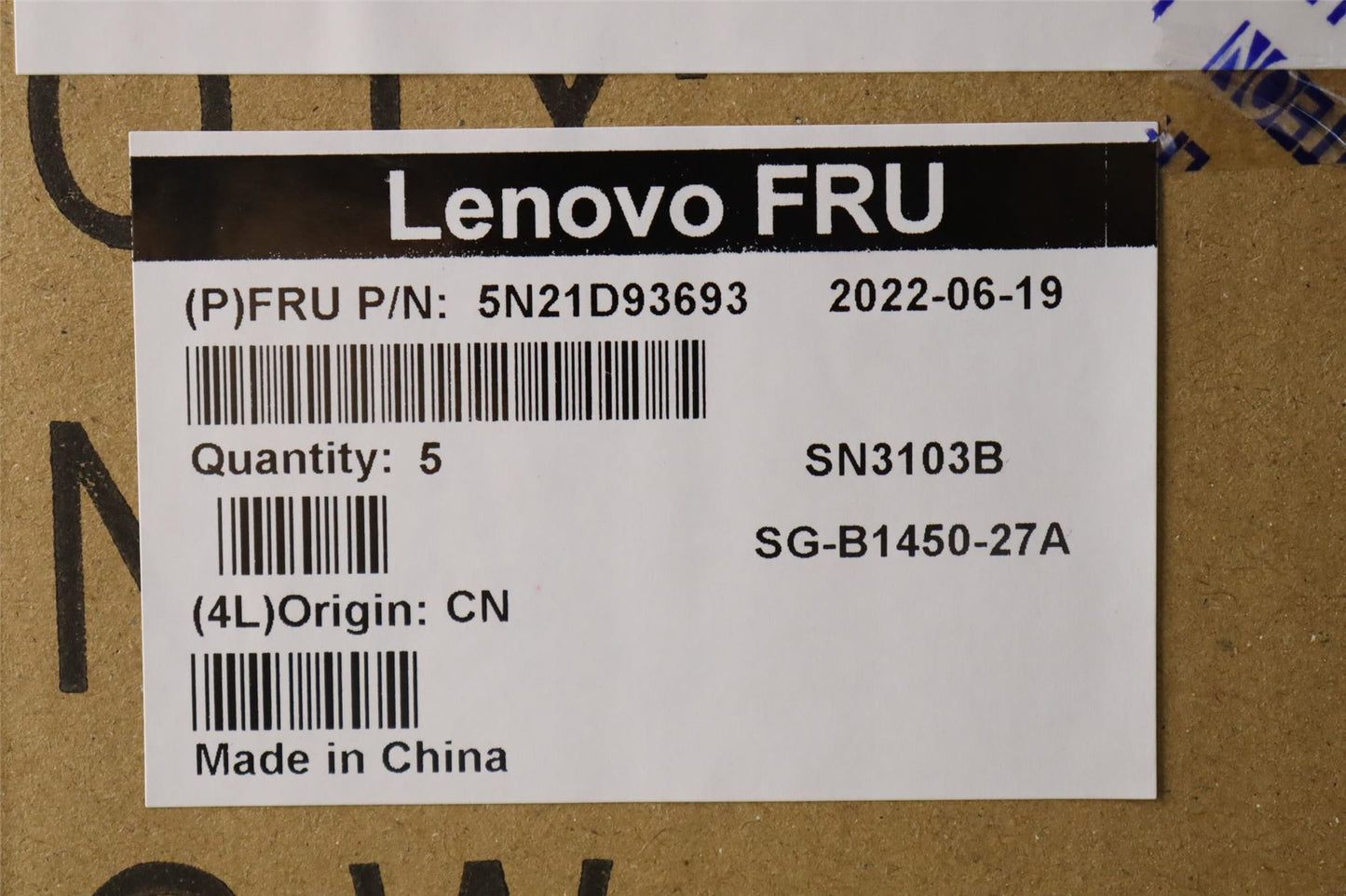 Lenovo  5N21D93767 5N21D93619 5N21D93693