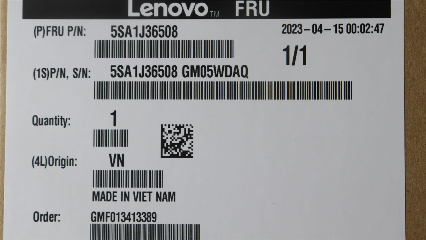 Lenovo Tiny P3 M90q Gen 4 M80q Gen 4 CPU Processor 5SA1J36508