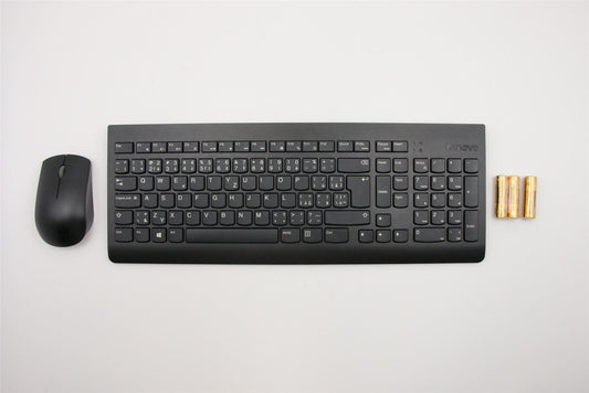 Lenovo IdeaCentre 520-24ICB A340-22IWL Wireless Keyboard Mouse Black 00XH995