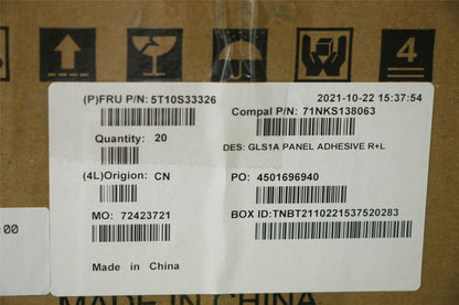 Lenovo 5T10S33326 TAPE Removable Tape C 82R0 R+L
